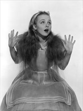 Charlotte Henry on-set of the Film, "Alice in Wonderland", 1933
