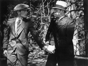 Phillips Holmes and Richard Cramer on-set of the Film, An American Tragedy, 1931
