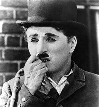 Charlie Chaplin on-set of the Film, City Lights, 1931