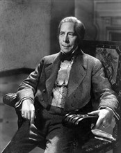 George Arliss on-set of the Film, The House of Rothschild, 1934