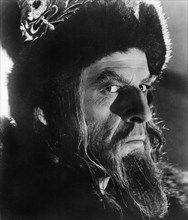 Nikolai Cherkassov on-set of the Film, Ivan the Terrible II (aka Ivan Groznyy II), 1945