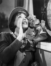 Leslie Caron on-set of the Film, Lili, 1953