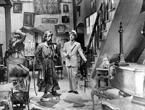 Charles Chaplin on-set of the Film, Monsieur Verdoux, 1947