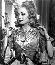 Viviane Romance on-set of the Film, The Queen's Necklace, (aka L'Affaire du Collier de la Reine), 1946
