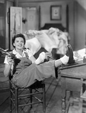 Judy Garland on-set of the Film, "Summer Stock", 1950