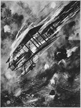 Air Battle between English and German Bi-Planes, 1915