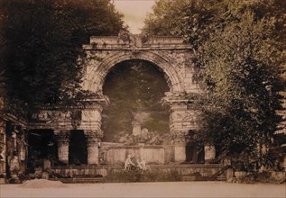Roman Ruin, Schonbrunn Palace, Vienna, Austria, circa 1880