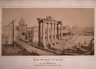 Forum, Rome, Italy, circa 1887