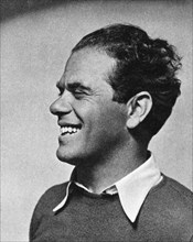 Frank Capra (1897-1991), American Film Director, Smiling Profile, circa 1930's