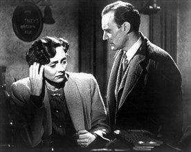 Celia Johnson and Trevor Howard, on-set of the Film, "Brief Encounter" directed by David Lean, 1945