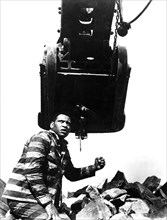 Paul Robeson, on-set of the Film, "The Emperor Jones" directed by Dudley Murphy, 1933