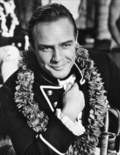 Marlon Brando, on-set of the Film, "Mutiny on the Bounty" directed by Lewis Milestone, 1962