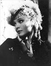 Anna Sten, on-set of the Film, "Nana" directed by Dorothy Arzner and George Fitzmaurice, 1934