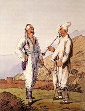 Two Tartar Mountaineers of the Crimea, from Travels Through the Southern Provinces of the Russian Empire in the Years 1793 & 1794