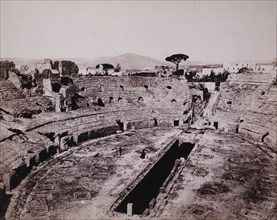 Flavian Amphitheater, Pozzuoli, Italy, circa 1880