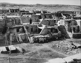 Oraibi, Hopi Village, Arizona, USA, circa 1901