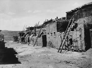 Dwellings, Acoma Pueblo, New Mexico, USA, circa 1901