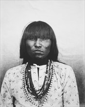 Hopi Man, Portrait, Supawlavi, Arizona, USA, circa 1900