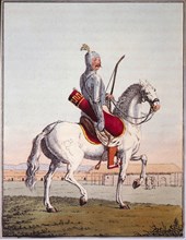 circassian Nobleman on Horseback, from Travels Through the Southern Provinces of the Russian Empire in the Years 1793 & 1794