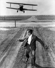 Cary Grant, on-set of the Film, "North by Northwest", 1959
