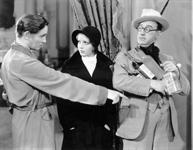 Robert Williams, Loretta Young, Walter Catlett, on-set of the Film, "Platinum Blonde", 1931