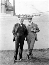 Directors Victor Seastrom and Mauritz Stiller on the MGM lot, 1926