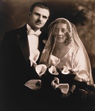 Wedding Couple, Portrait, circa 1940