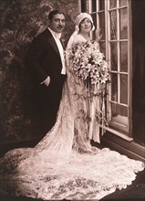 Wedding Couple, Portrait, New York, USA, circa 1930