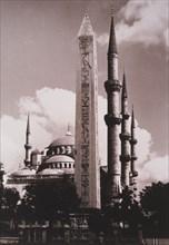 Hagia Sophia Mosque and Obelisk, Istanbul, Turkey