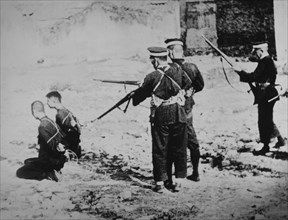Execution of Two Chinese Men by Japanese Soldiers during Second Sino-Japanese War, circa 1937