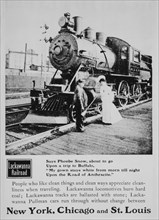 Phoebe Snow and the Lackawanna Railroad, Advertisement, 1905