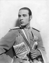 Rudolph Valentino, on-set of the Silent Film, "The Eagle", 1925