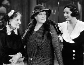 Alison Skipworth, (center), Susan Fleming, on-set of the Film, "He Learned About Women", 1933