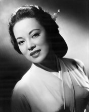 Shirley Yamaguchi, on-set of the Film, "House of Bamboo", 20th Century Fox, 1955