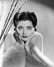 Kay Francis, Publicity Portrait, on-set of the Film, "One Way Passage", 1932