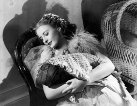 Barbara Stanwyck, on-set of the Film, "Stella Dallas", 1937