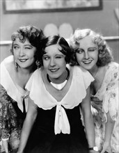 Yola D'Avril, Fifi D'Orsay, Sandra Ravel, Publicity Portrait, on-set of the Film, "Those Three French Girls", 1930