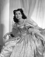 Margaret Lockwood, on-set of the Film, "The Wicked Lady", 1945