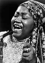 Odetta Holmes or Odetta, American singer, actress, and Civil and Human Rights Activist, Portrait, circa 1973