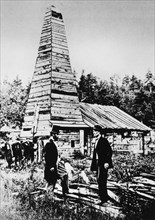 First Commercial Oil Well in the United States, Built by Edwin L. Drake, Titusville, Pennsylvania, 1859