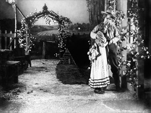 Mary Pickford, Ogden Crane, on-set of the Silent Film, "Caprice", 1913