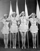 Chorus Girls, Publicity Portrait for the Film, "Gold Diggers of 1937", 1937