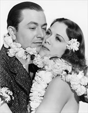 Robert Young, Eleanor Powell, Publicity Portrait for the Film, "Honolulu", 1939