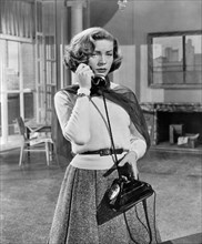 Lauren Bacall, on-set of the Film, "How to Marry a Millionaire", 20th Century Fox, 1953