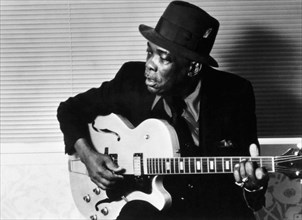 John Lee Hooker, American Blues singer, Songwriter and Guitarist, Portrait, circa early 1990's
