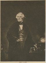 Samuel F. B. Morse, Portrait with Hand on Telegraph, circa 1845