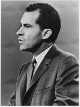 Vice President Richard R. Nixon during 1960 U.S. Presidential Debate versus John F. Kennedy, Portrait