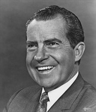 Richard M. Nixon (1913-1994), 37th President of the United States, Smiling Portrait, 1969