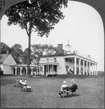 Home of George Washington, Mount Vernon, Virginia, USA, Single Image of Stereo Card