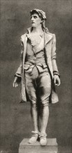 Nathan Hale, Soldier and Patriot During American Revolutionary War, Sculpture by Frederic MacMonnies